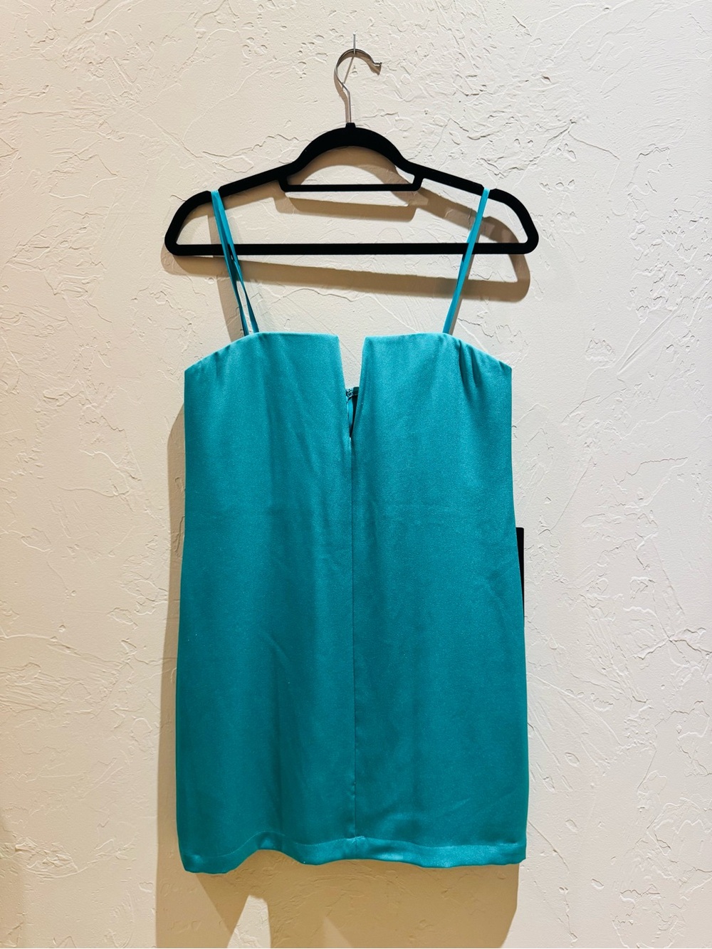 BCBG Strapless Teal Cocktail Dress Size 4 NWT
